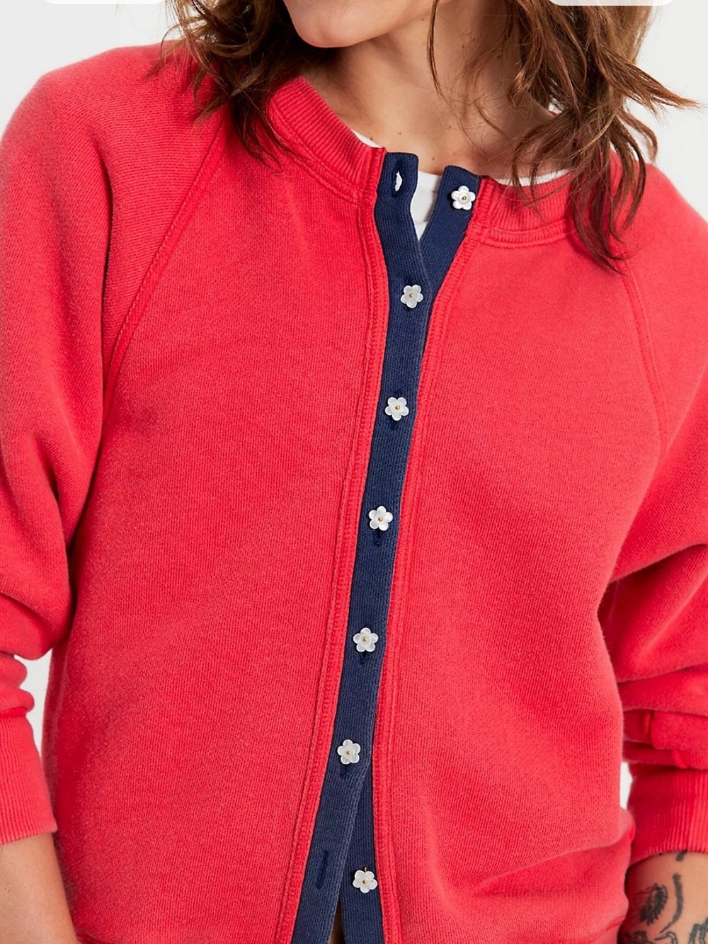 Free People Junior Solid Sweatshirt Cardi